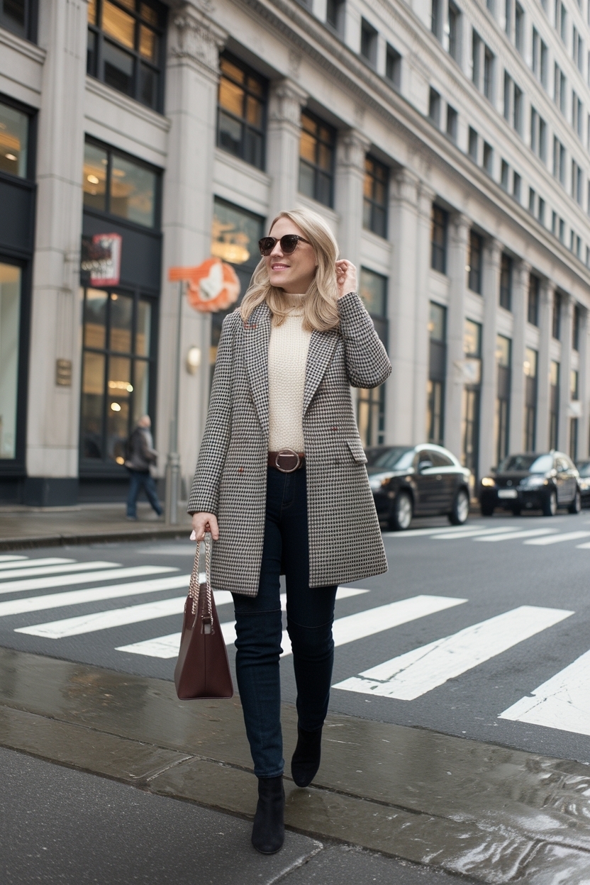 Casual Winter Work Outfits for Women: Professional and Warm outfit idea
