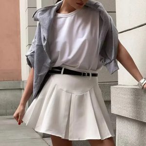 Casualcore Pleated Mini Skirt
