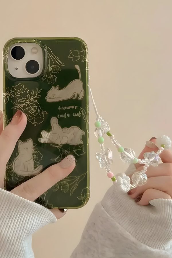 Cats & Flowers Phone Case