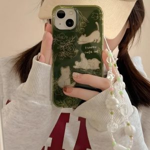 Cats & Flowers Phone Case