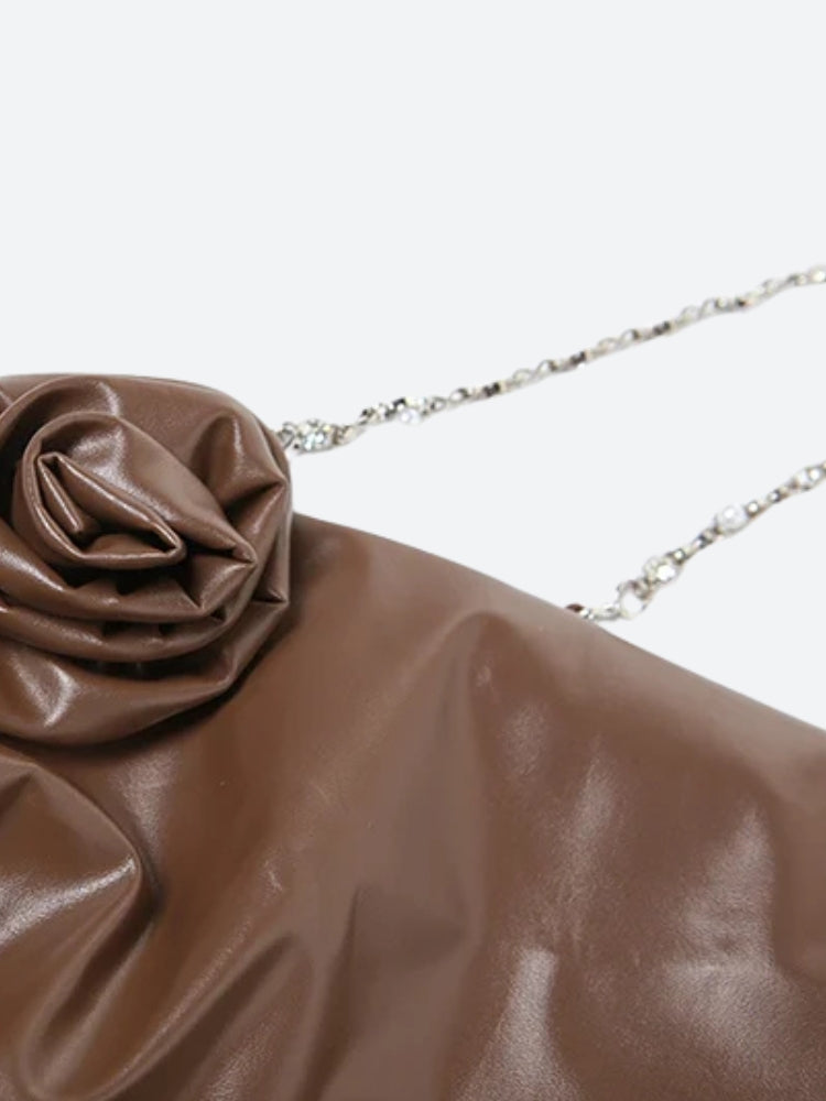 Chain Strap Faux Leather Mini Dress Chain Strap Faux Leather Mini Dress