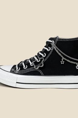 Chain with Stars Canvas Shoes