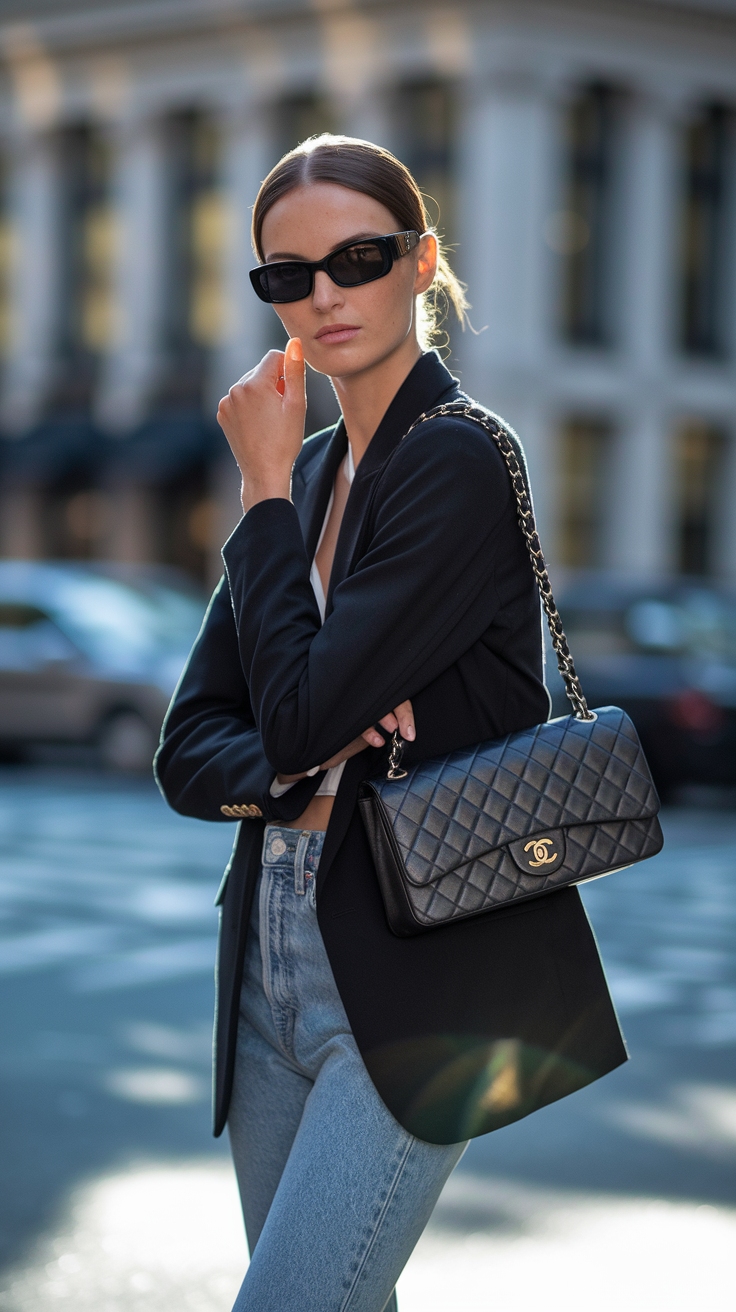 The Iconic Chanel Baguette Bag: A Fashion Staple outfit idea