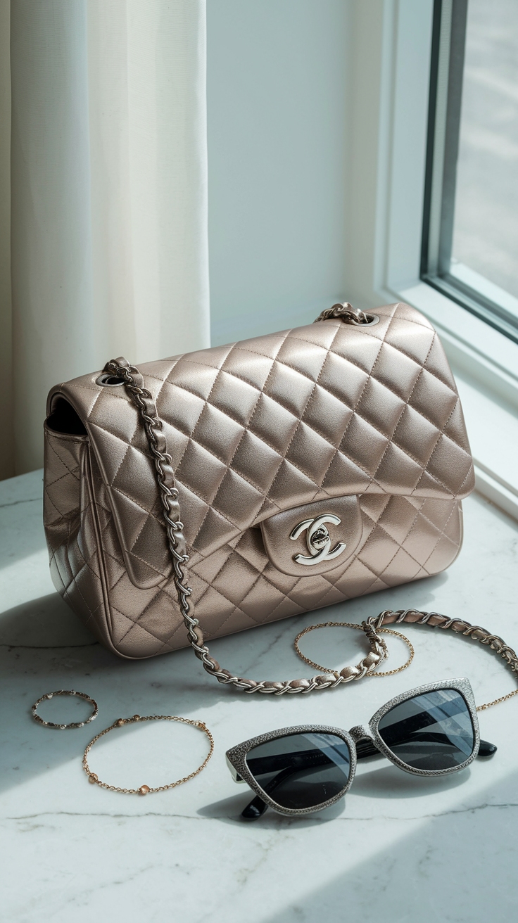 Chanel Metallic Bag: A Luxe Statement Piece outfit idea