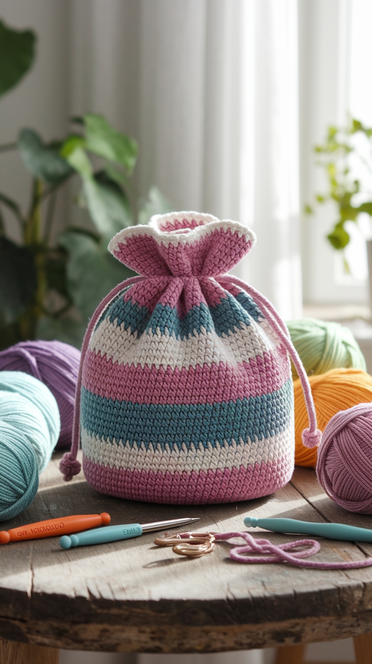 Charm Bag Crochet: The Perfect DIY Project outfit idea