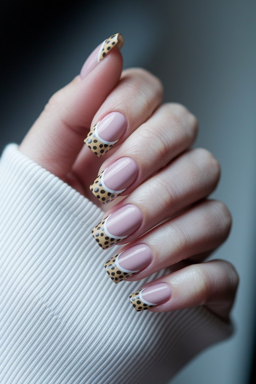 Cheetah Print French Tip Nails: Style Tips and Trends outfit idea
