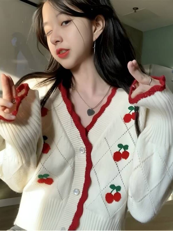 Cherry Cardigan