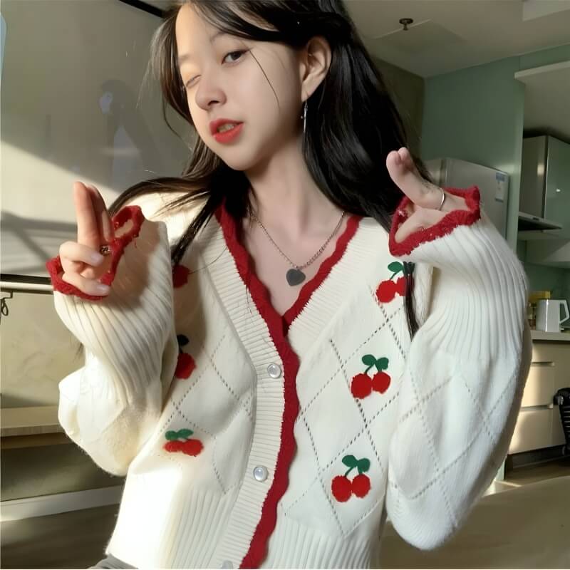 Cherry Cardigan