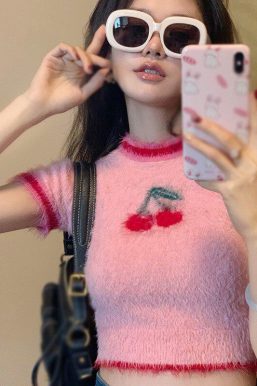 Cherry Crop Sweater