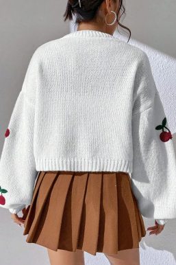 Cherry Knit Cardigan