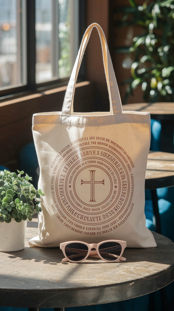 Christian Tote Bag Design: Faith-Inspired Fashion outfit idea