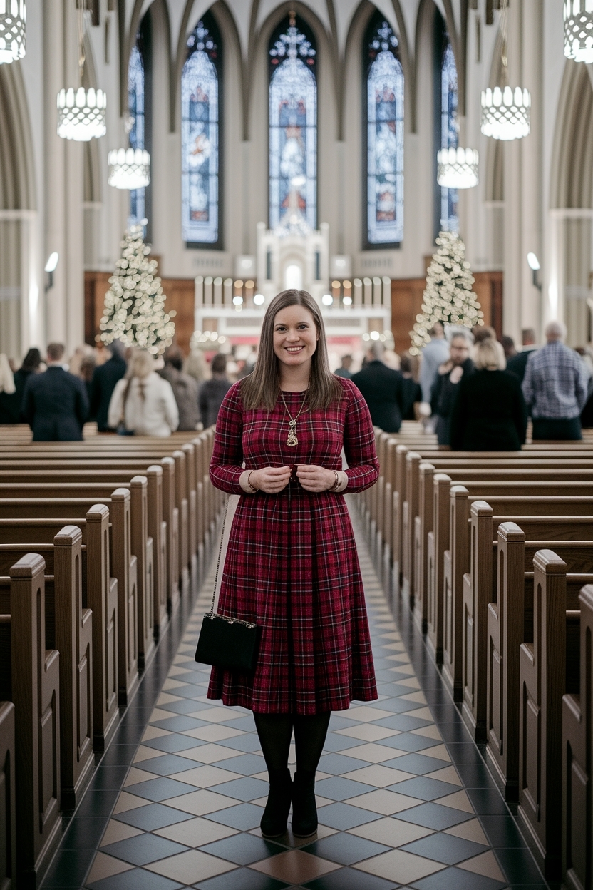 Trendy Christmas Eve Outfits for Church outfit idea