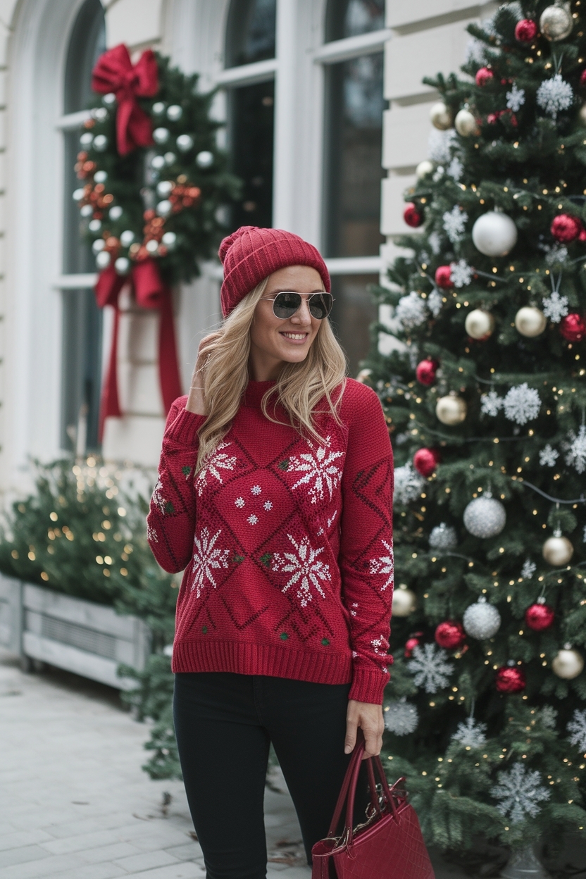 Festive Christmas Outfit Ideas for Women to Shine outfit idea