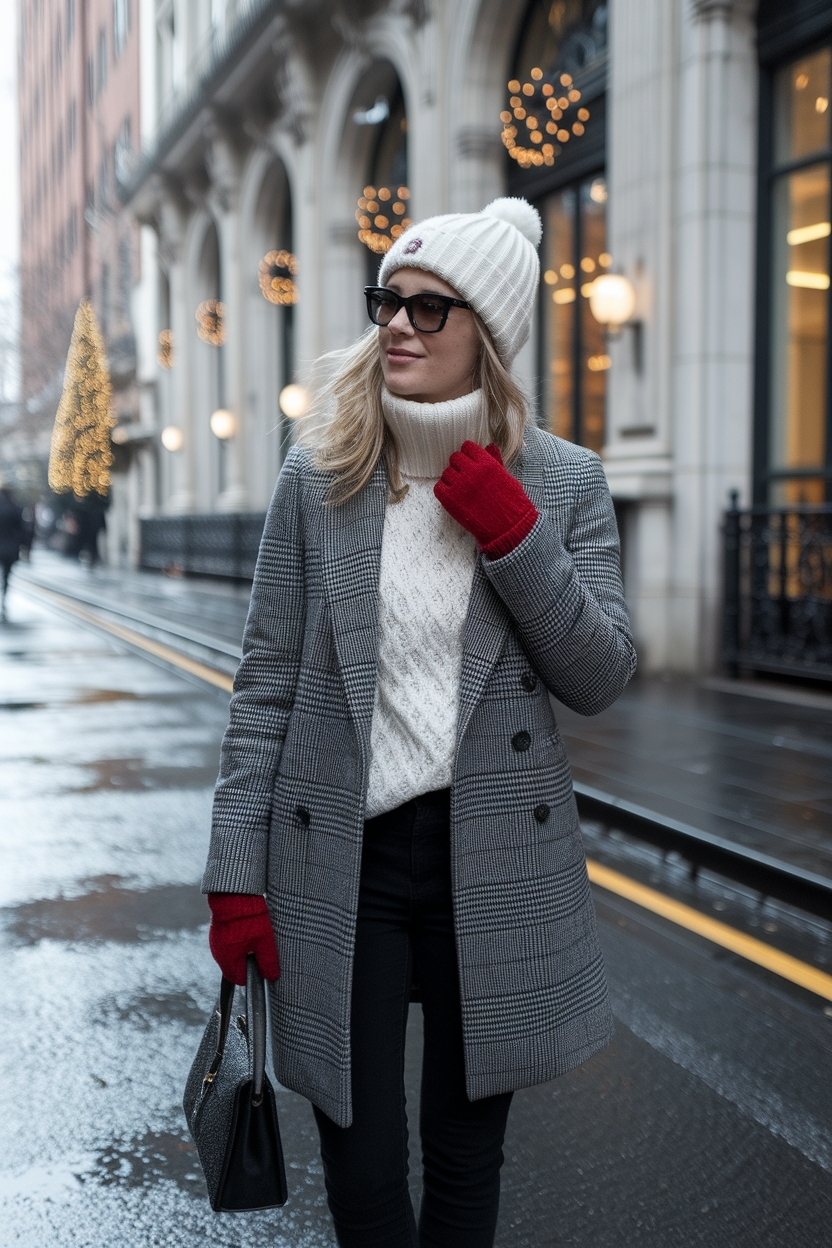 Christmas Party Outfits Cold Weather: Warm and Fashionable Ideas outfit idea