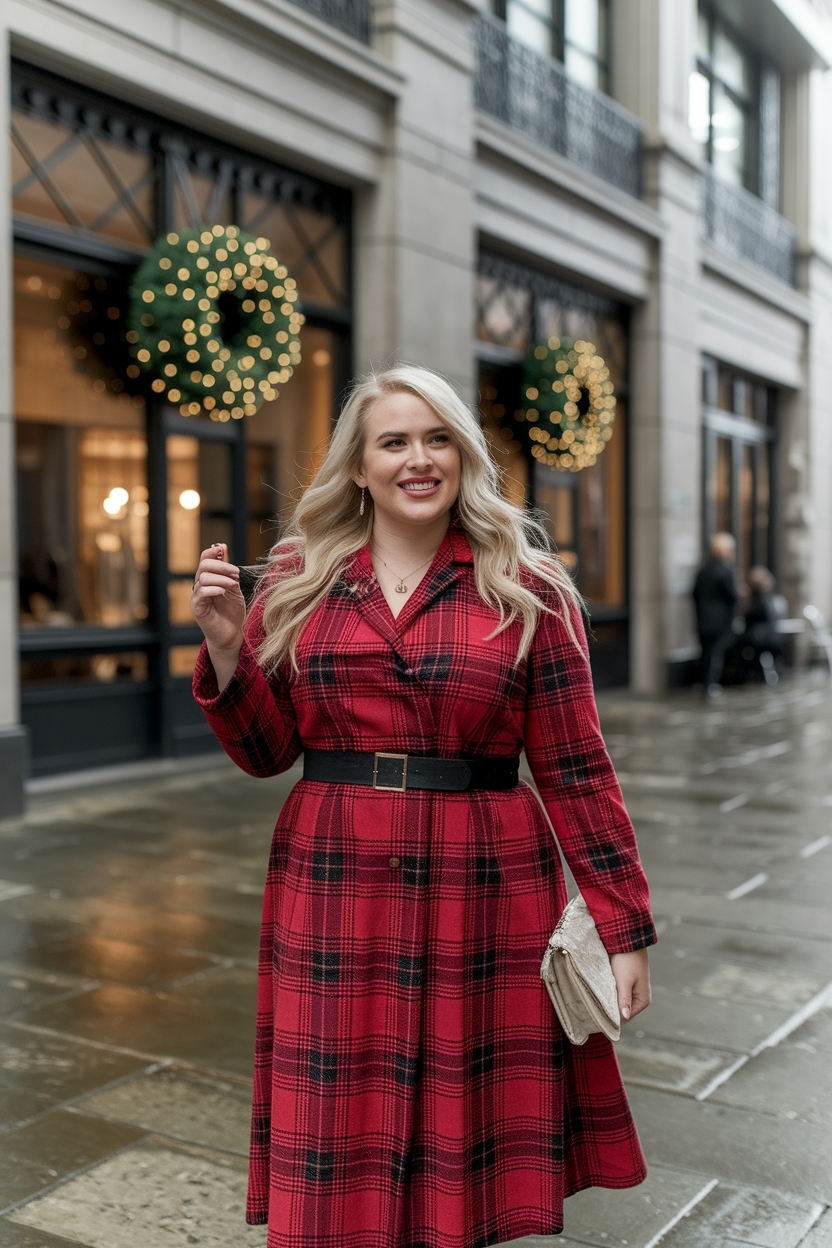Christmas Party Outfits Plus Size: Sparkle and Shine outfit idea