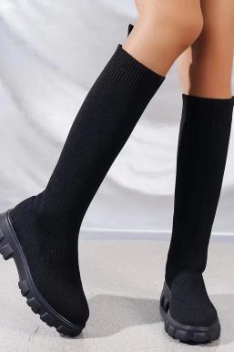 Chunky Sock Boots
