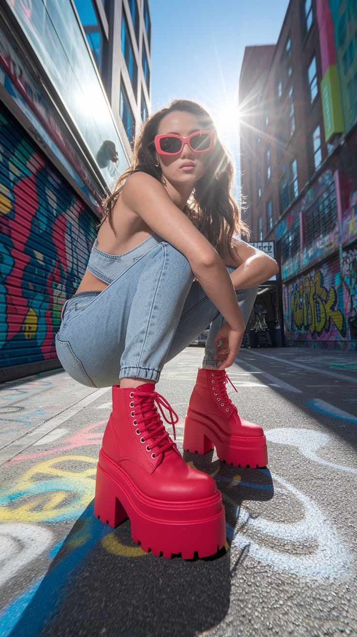 Chunky Platform Shoes: Must-Have for Your Wardrobe outfit idea