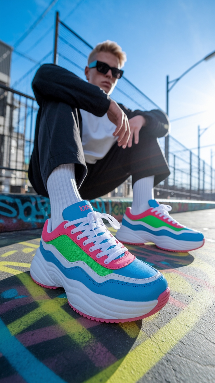 Perfecting Your Look with Chunky Skate Shoes outfit idea