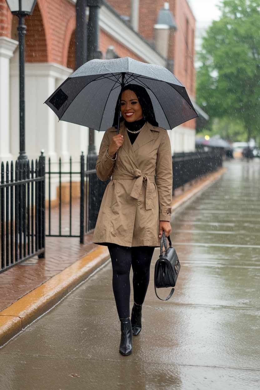 Church Outfit Black Women Rainy Day: Stylish Solutions outfit idea