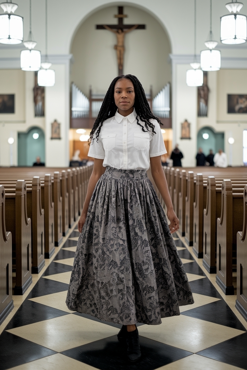 Stylish Church Outfit Young Black Women Can Embrace outfit idea