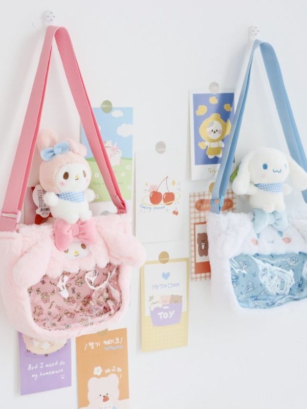 Cinnamon Transparent Crossbody Doll Bag