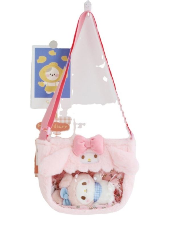 Cinnamon Transparent Crossbody Doll Bag