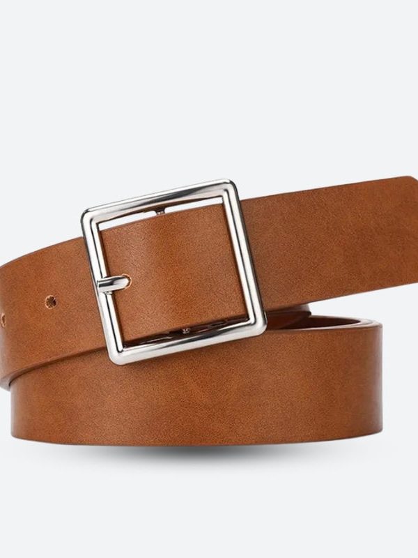 Classic Faux Leather Belt