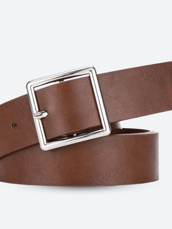 Classic Faux Leather Belt