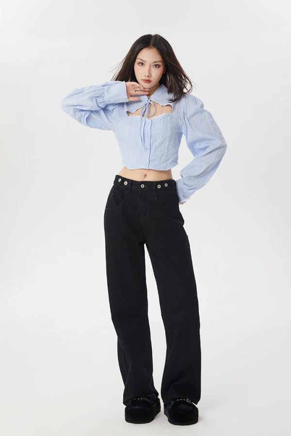 Classiccore Cut Out Crop Shirt