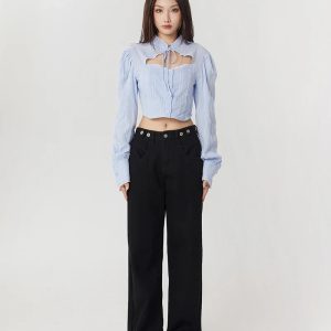 Classiccore Cut Out Crop Shirt