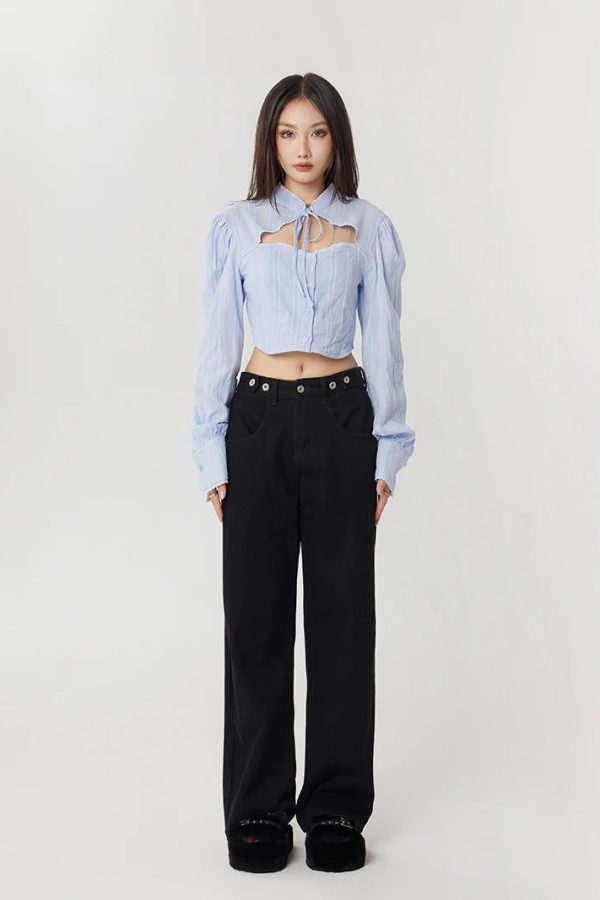 Classiccore Cut Out Crop Shirt