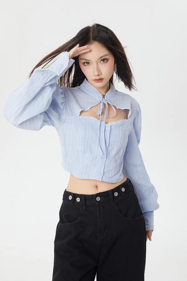 Classiccore Cut Out Crop Shirt
