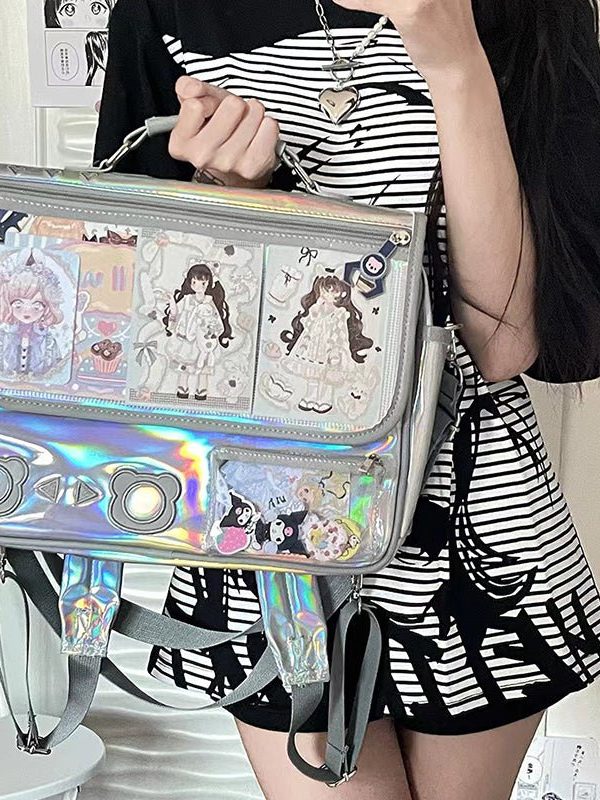 Claw Machine-Inspired Holographic Ita Bag