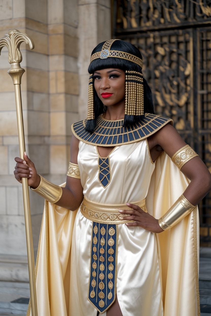 Cleopatra Halloween Costume Black Women: A Regal Choice outfit idea
