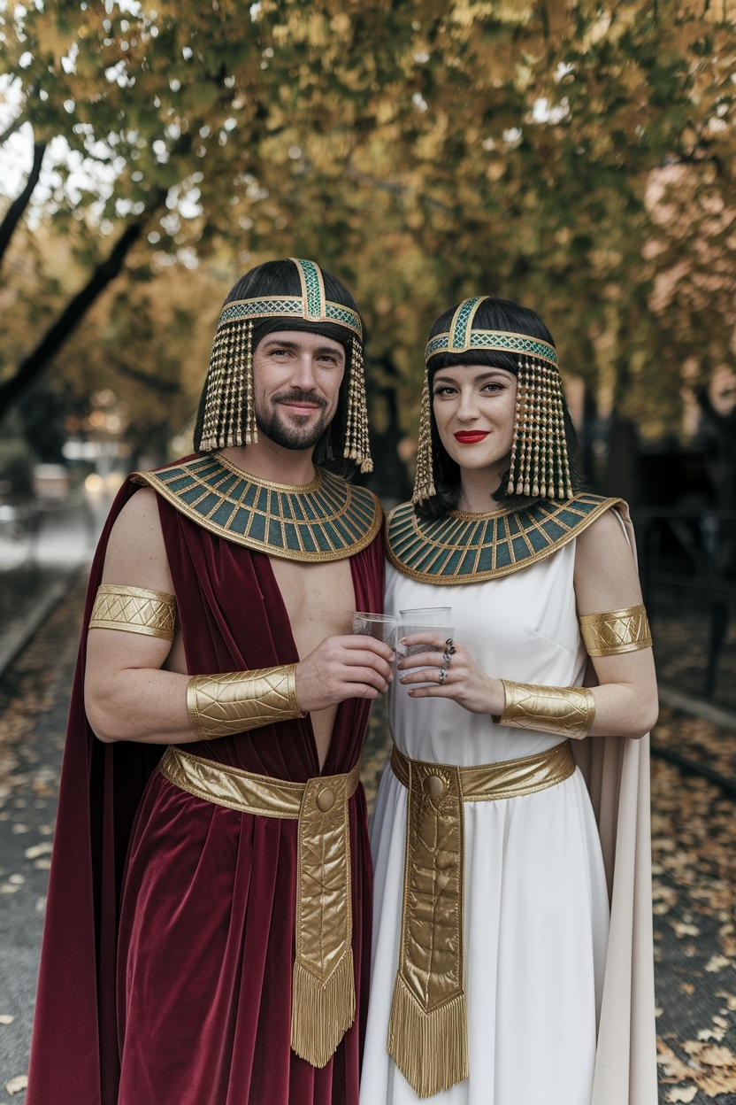 Cleopatra Halloween Costume Couple: Match in Style outfit idea
