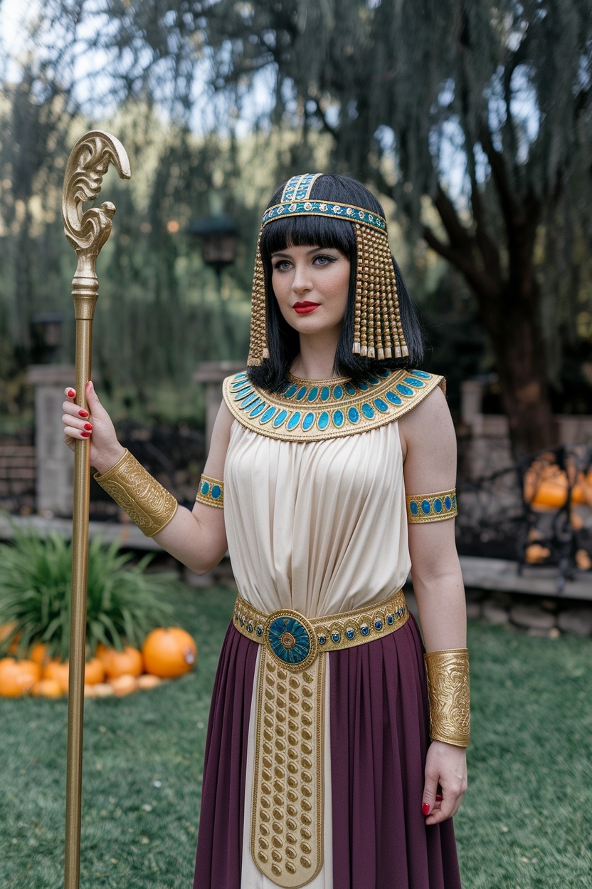 Cleopatra Halloween Costume DIY: Craft Your Own Look outfit idea