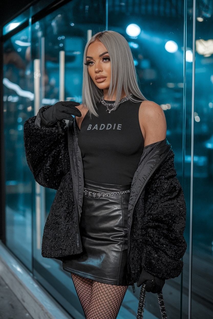 Glamorous club outfits for women night baddie dres outfit idea