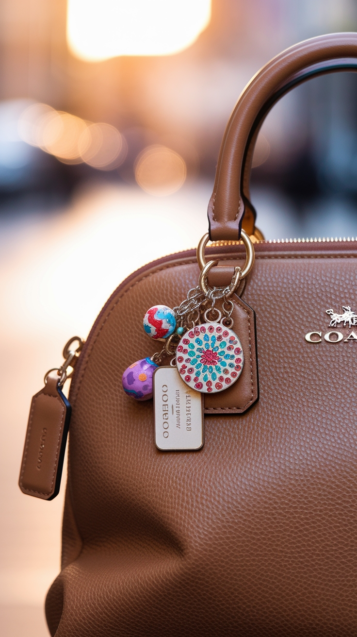 Charming Coach Bag Charms for Personalization outfit idea
