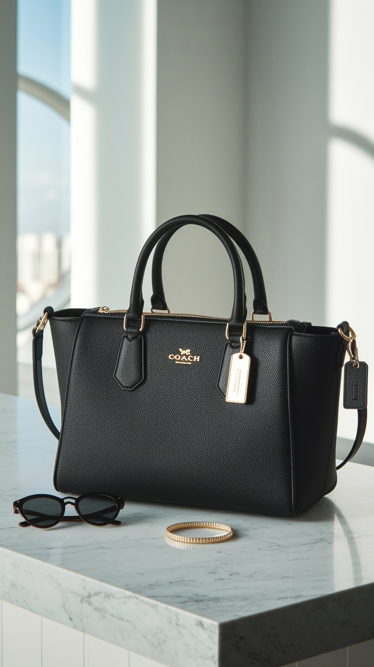 Elevate Your Look with Coach Bags Black outfit idea