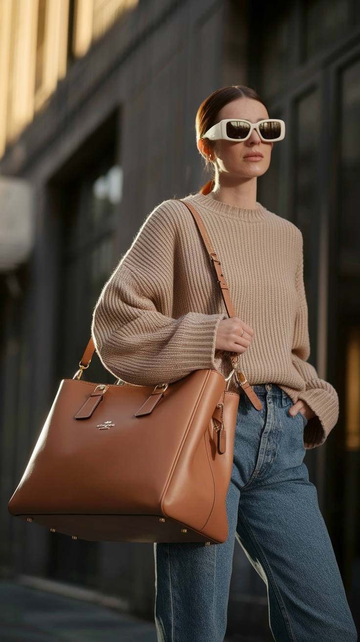 Chic and Functional: Coach Big Bags for Every Woman outfit idea