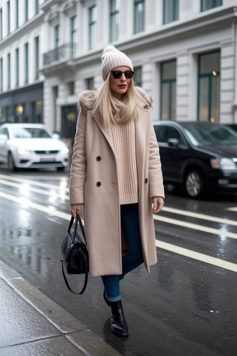 Cold Rainy Day Outfit Casual: Stay Stylish and Cozy outfit idea