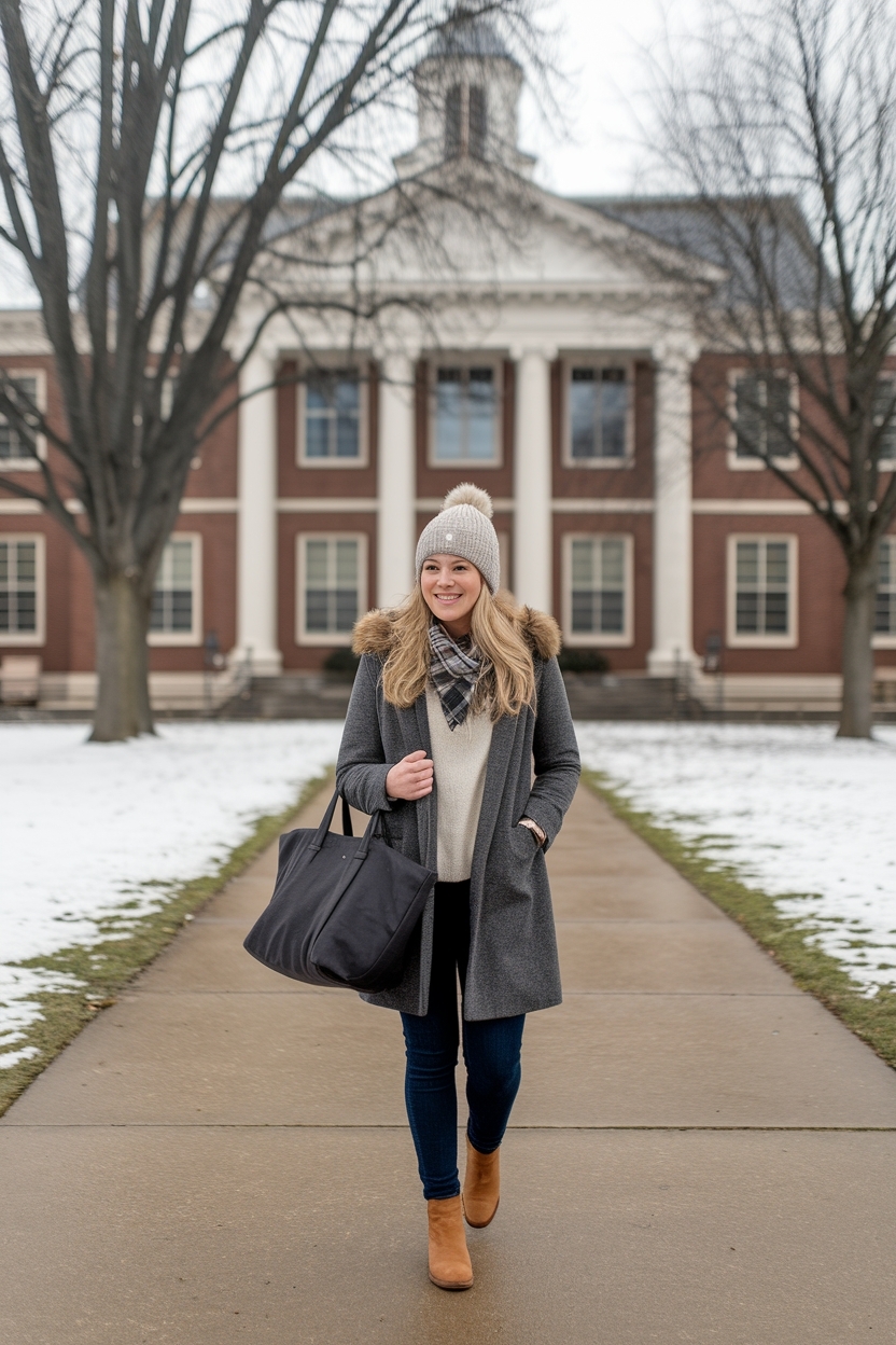 College Winter Outfits Student: Stay Stylish and Warm outfit idea