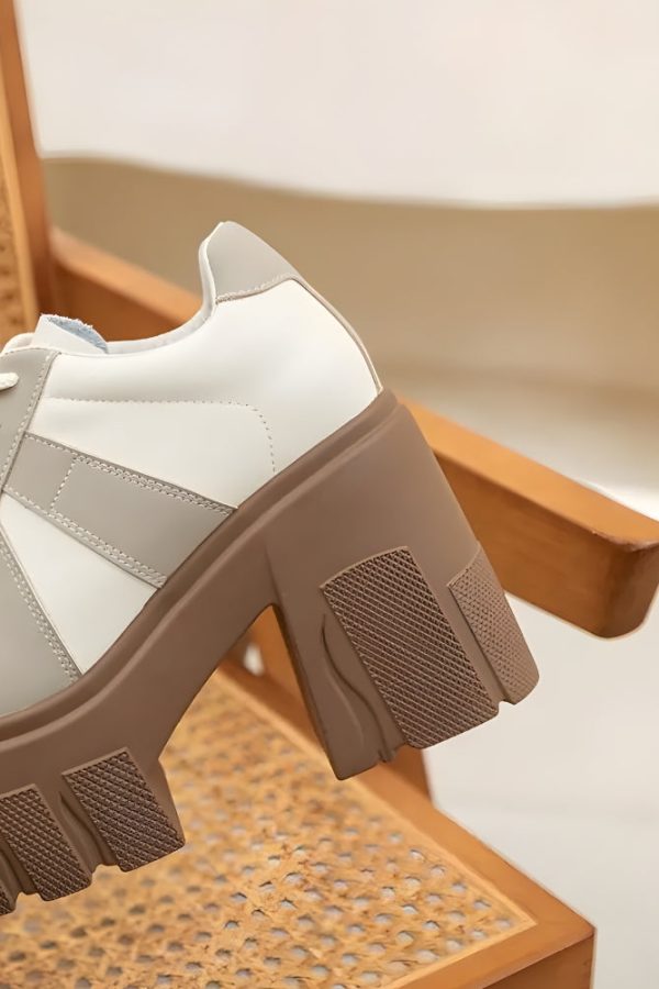 Color Block Platform Oxford Heels