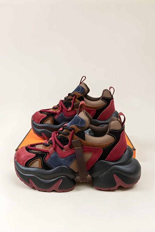 Color Block Platform Sneakers