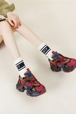 Color Block Platform Sneakers