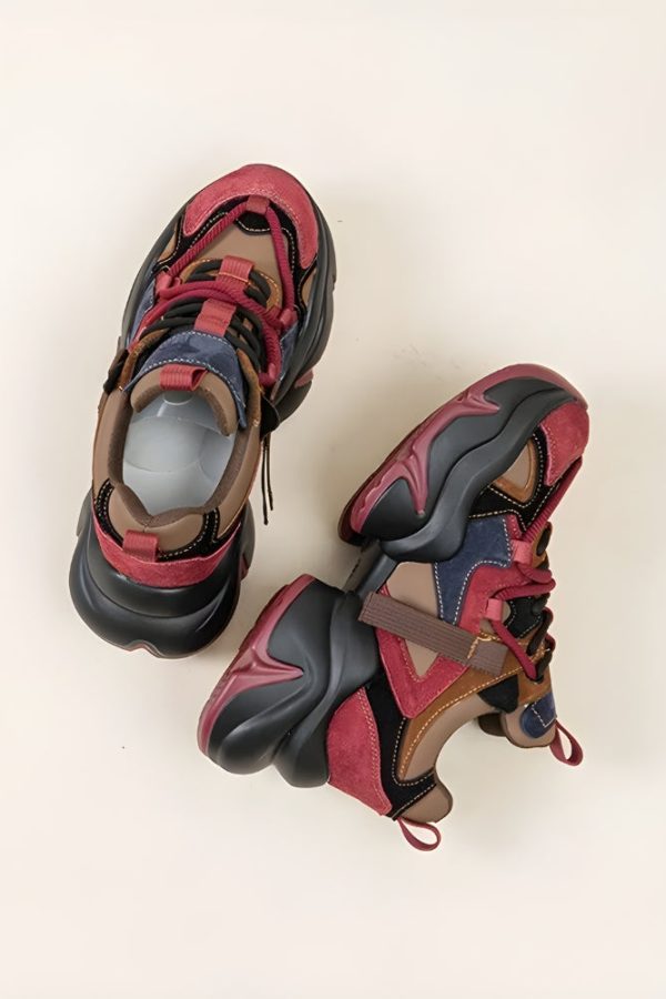 Color Block Platform Sneakers