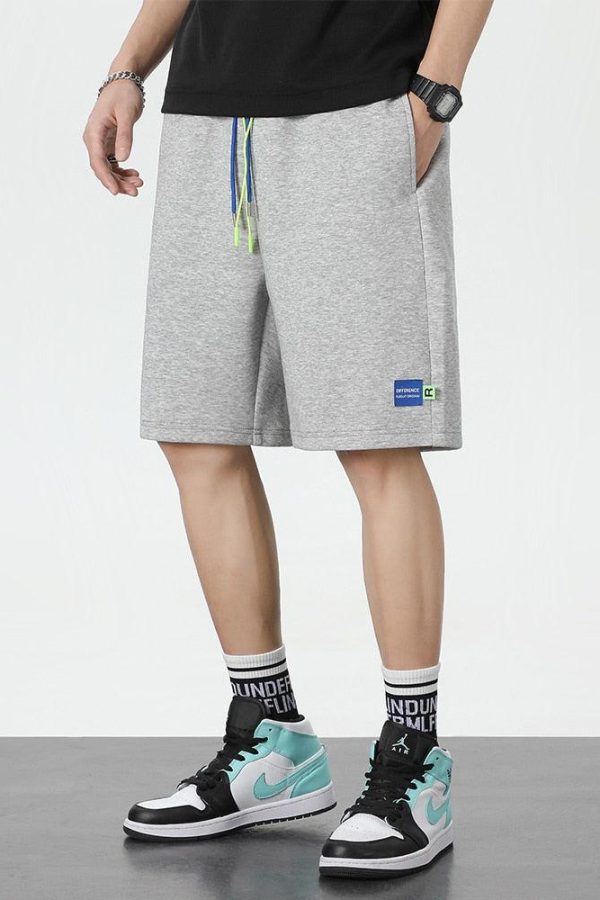 Stylish Colored Laces Sweatshorts and Top Belly Button Piercing Places