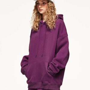 Colorful Basic Pullover Hoodie