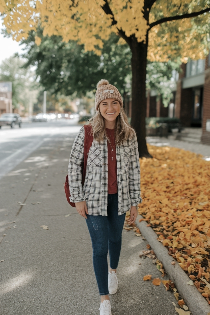 Best Comfy Fall Outfits for School This Season outfit idea