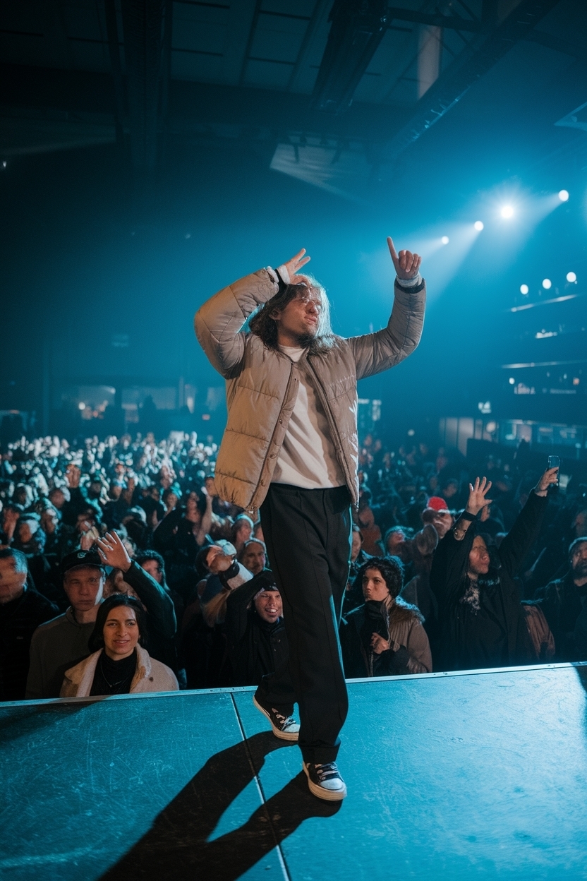 Concert Outfit Ideas Night Winter: Shine in the Spotlight outfit idea